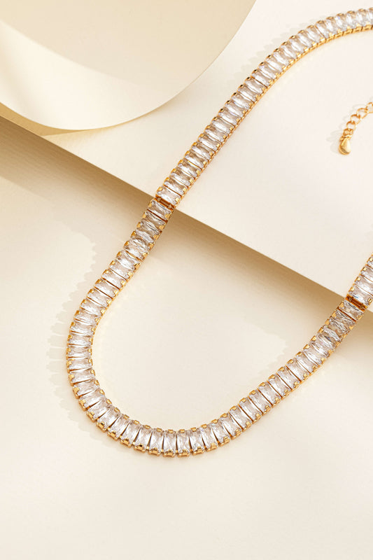 Gargantilha Choker Riviera com Zircônia