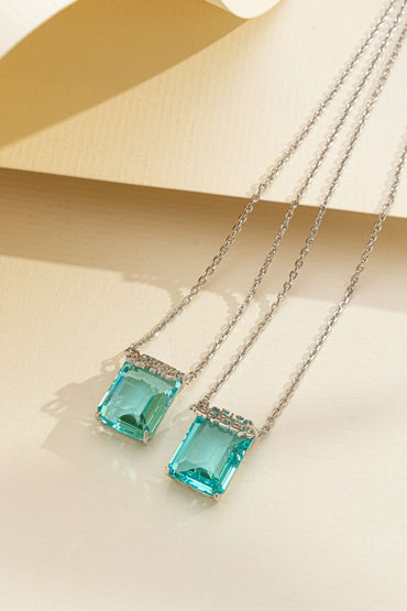 Escapulário da Fé com Zircônia Retangular