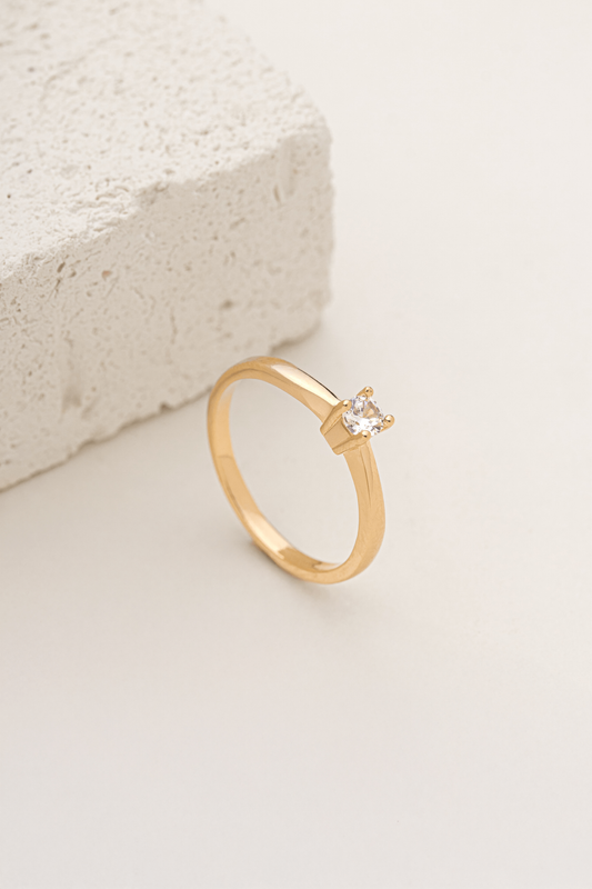 Anel Lisa Zircônia