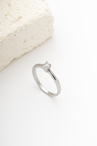 Anel Lisa Zircônia
