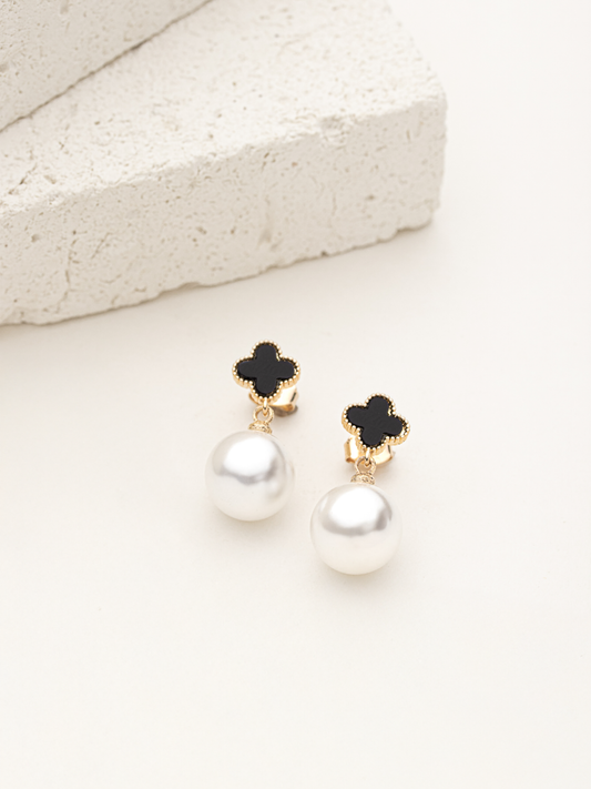 Brinco Pérola Trevo