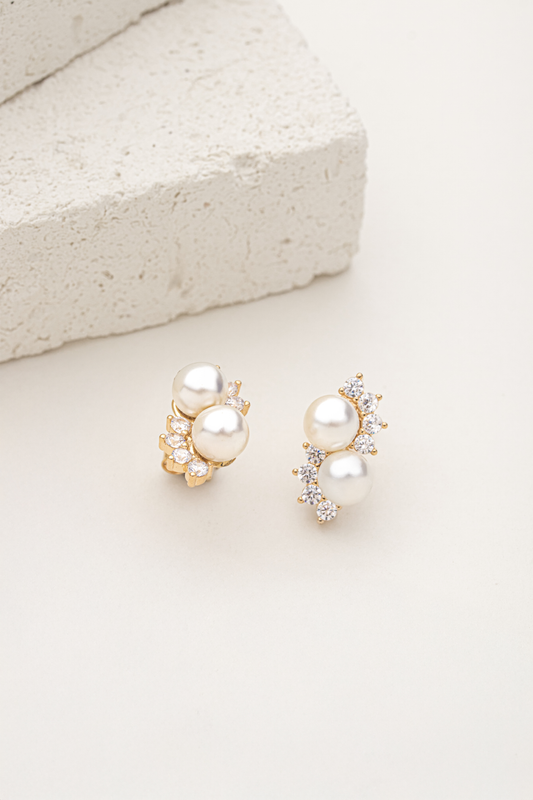 Brinco Pérola Dupla