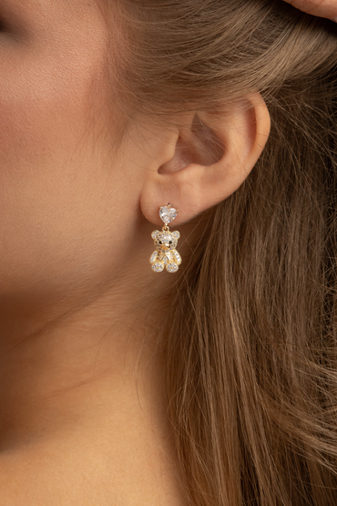 Brinco Urso Cravejado