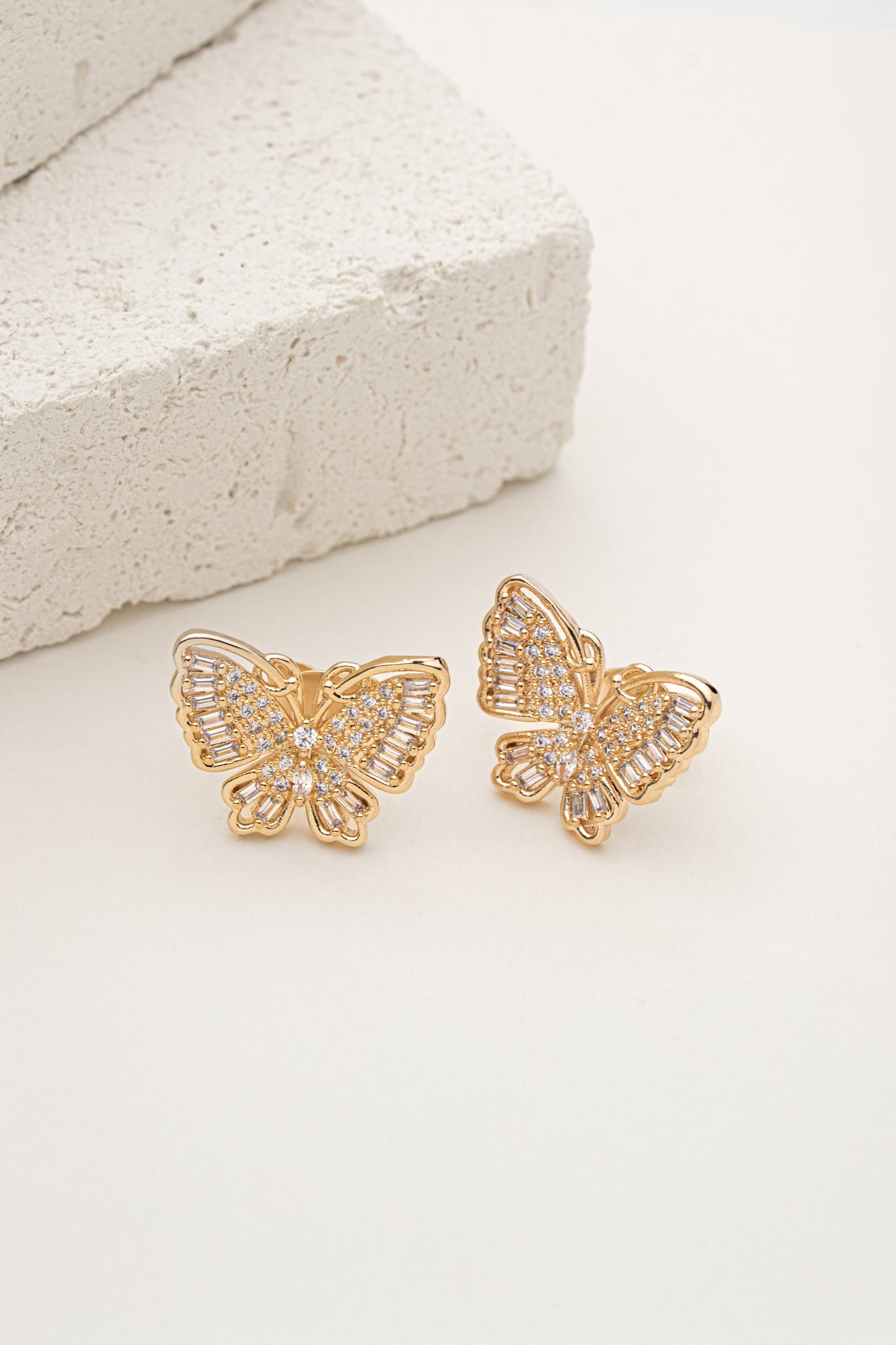 Conjunto Borboleta Cravejada