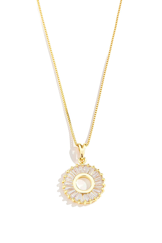 Gargantilha Mandala com Zircônias