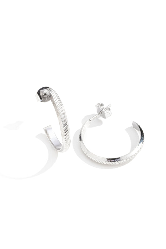 Brinco Argola Texturizada