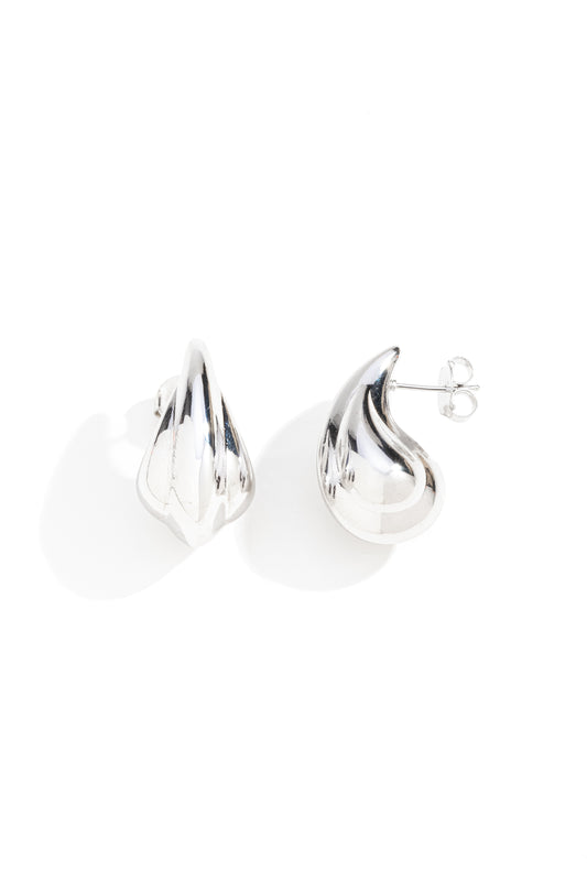 Brinco Gota Esculpida