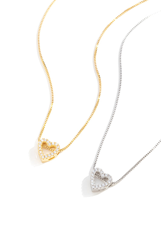 Gargantilha Coração Cravejado