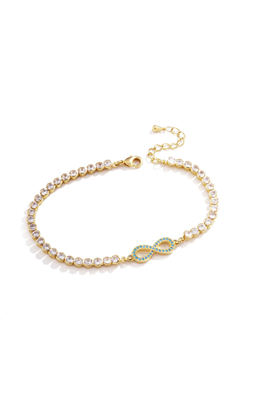 Pulseira Infinito Cravejada