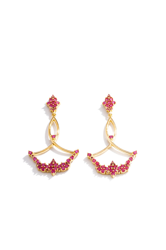 Brinco Vazado Cravejado