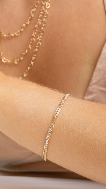 Pulseira Riviera com Zircônias