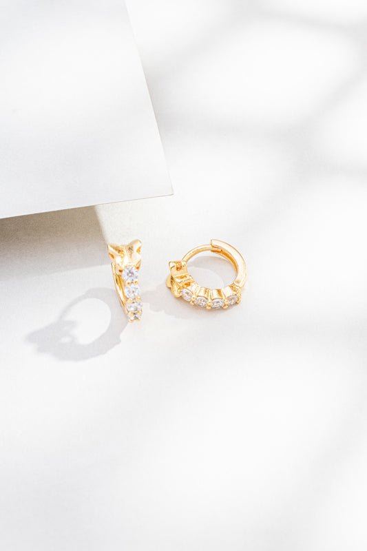 Argola Mini Zircônia