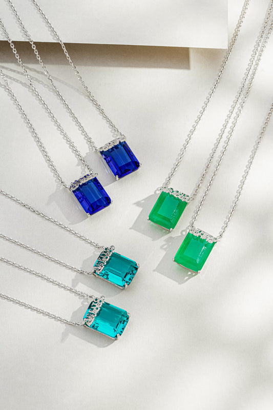 Escapulário da Fé com Zircônia Retangular