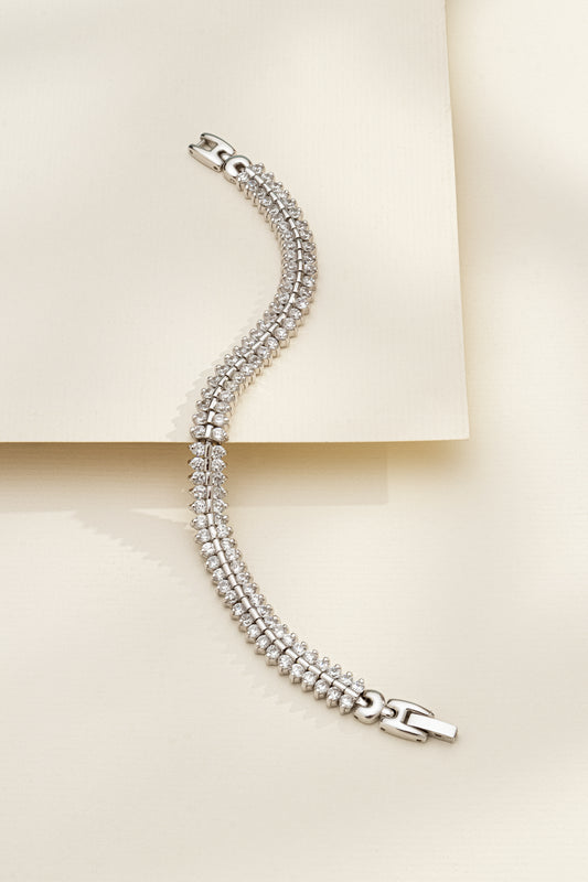 Pulseira Riviera com Zircônia