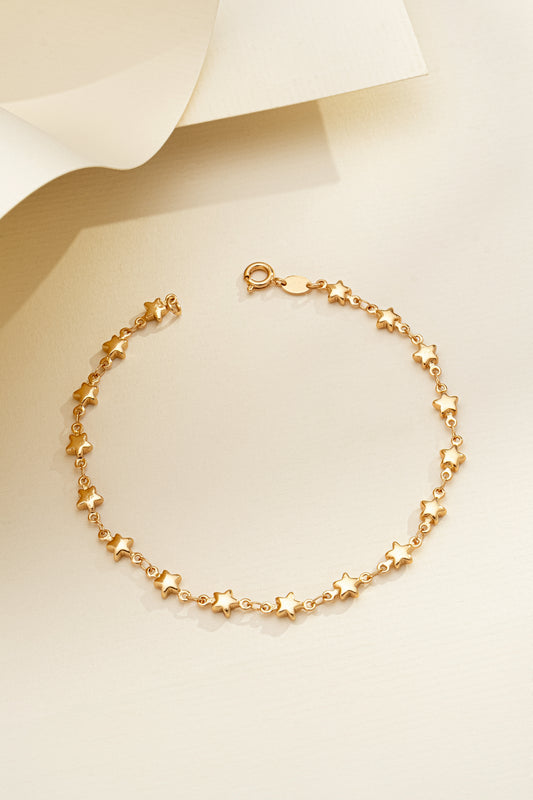 Pulseira com Estrelas