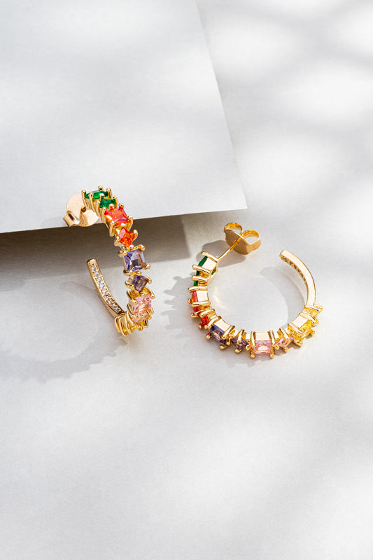 Brinco Argola Zircônia