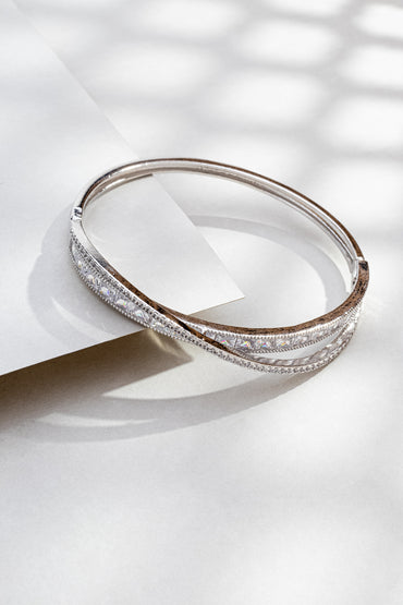 Bracelete  Duplo  com Zircônia