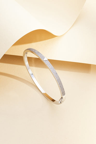 Bracelete Luxo Cravejado com Zircônias