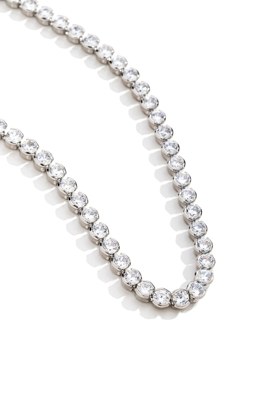 Colar Riviera com Pedras Lapidadas