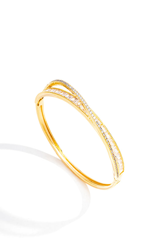 Bracelete  Duplo  com Zircônia