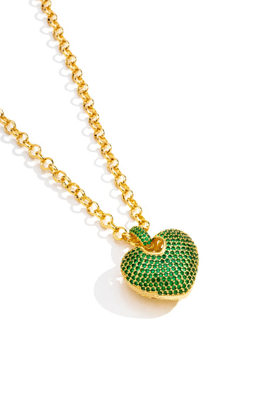 Gargantilha Coração com Zircônia