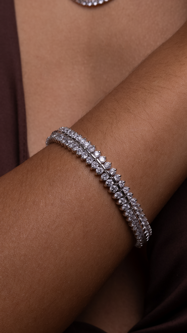 Pulseira Riviera com Zircônia