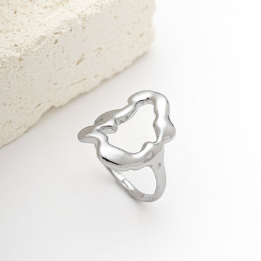 Anel Orgânico Esculpido