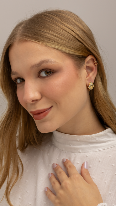 Piercing Fake Duplo Cravejado