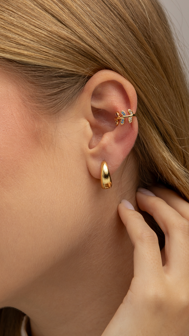 Piercing Fake Ramo de Zircônias Colors