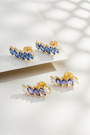 Brinco Ear Cuff com Zircônia