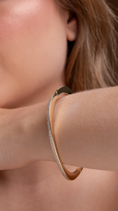 Bracelete com Fileira de Micro zircônias