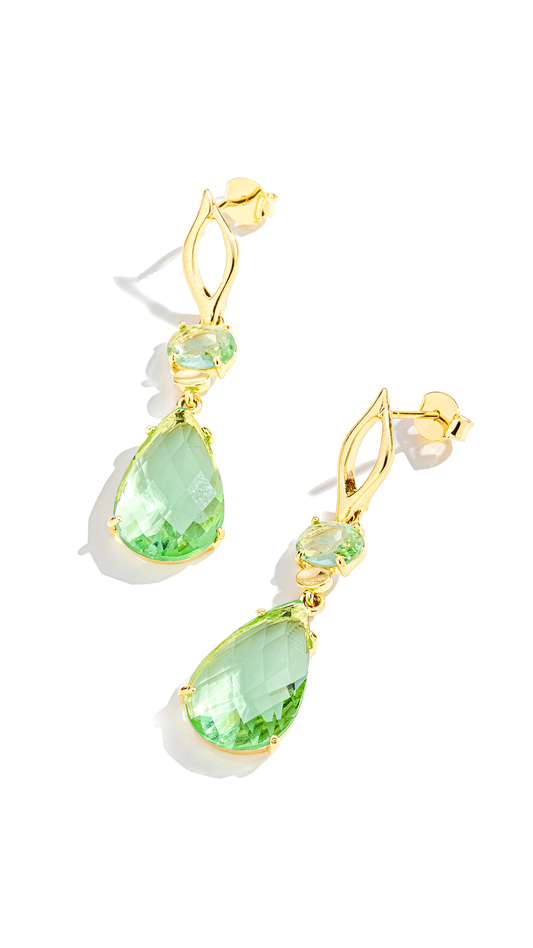Brinco Cristal Verde