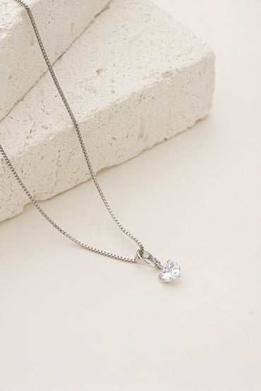 Gargantilha Coração com Zircônia