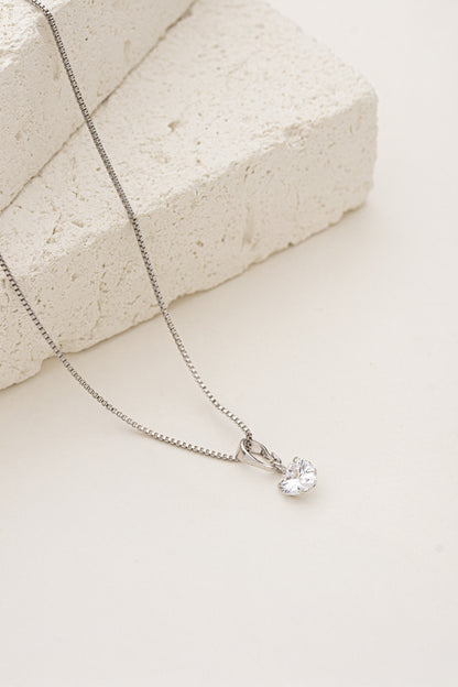 Gargantilha Coração com Zircônia