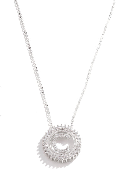 Colar Personalizado com Inicial Cravejada