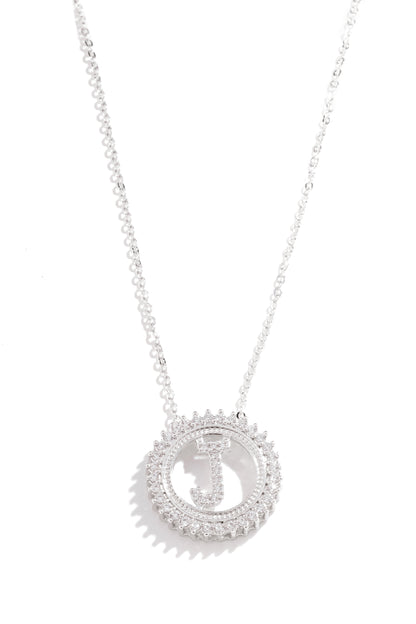 Colar Personalizado com Inicial Cravejada