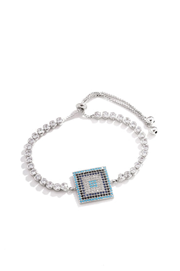 Pulseira Gravatinha Olho Grego Estilizado