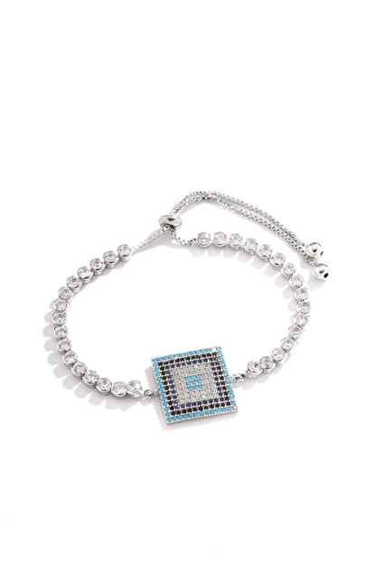 Pulseira Gravatinha Olho Grego Estilizado