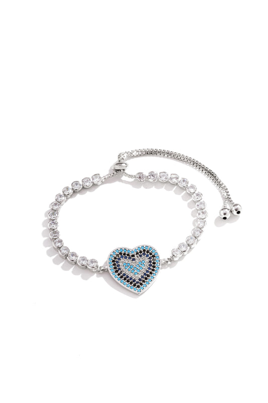 Pulseira Gravatinha Coração