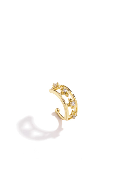 Piercing Fake Flores Cravejadas