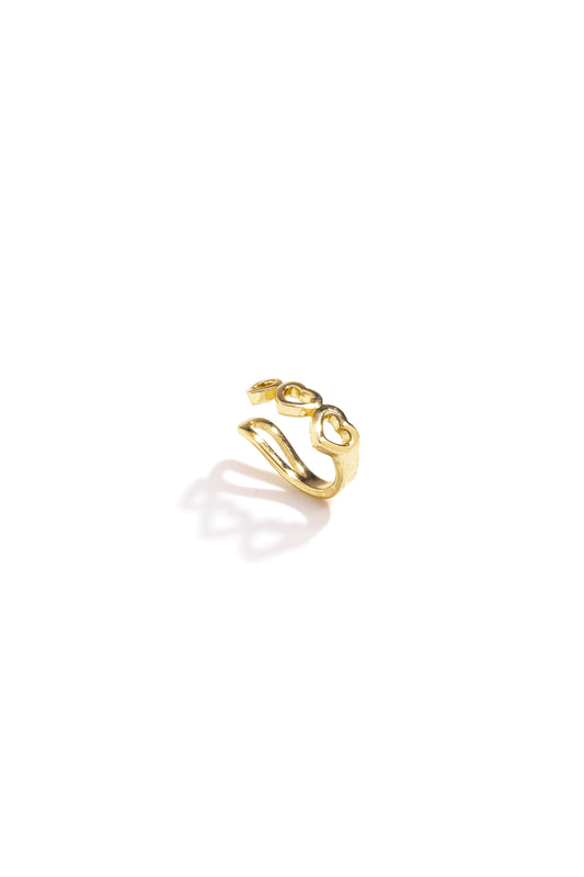 Piercing Fake Corações Vazados