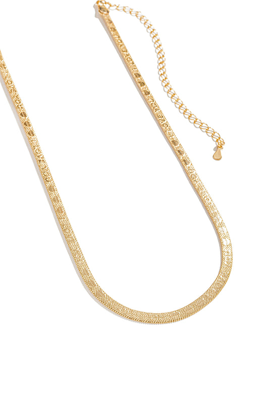Choker Banhado A Ouro