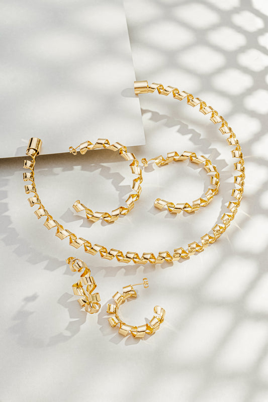 Argolas E Choker Torcidos