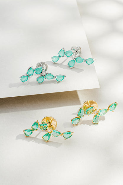 Brinco Ear Cuff com Zircônia