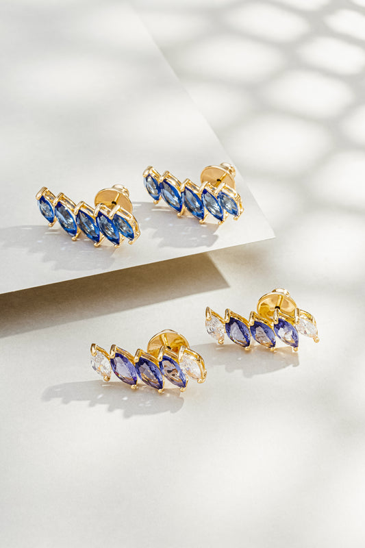 Brinco Ear Cuff com Zircônia