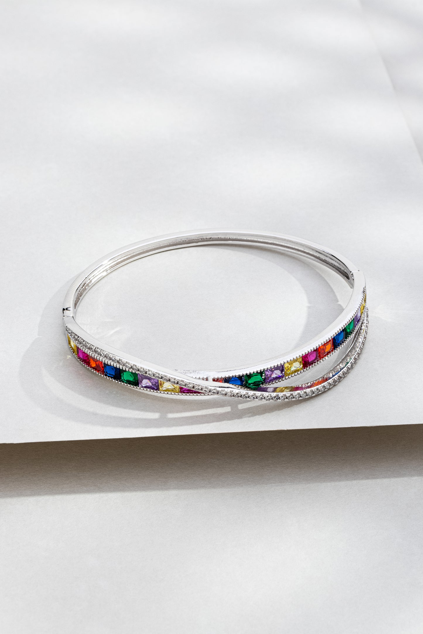 Bracelete  Duplo  com Zircônia