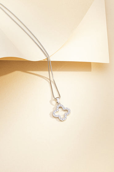 Conjunto Gargantilha e Pingente Trevo