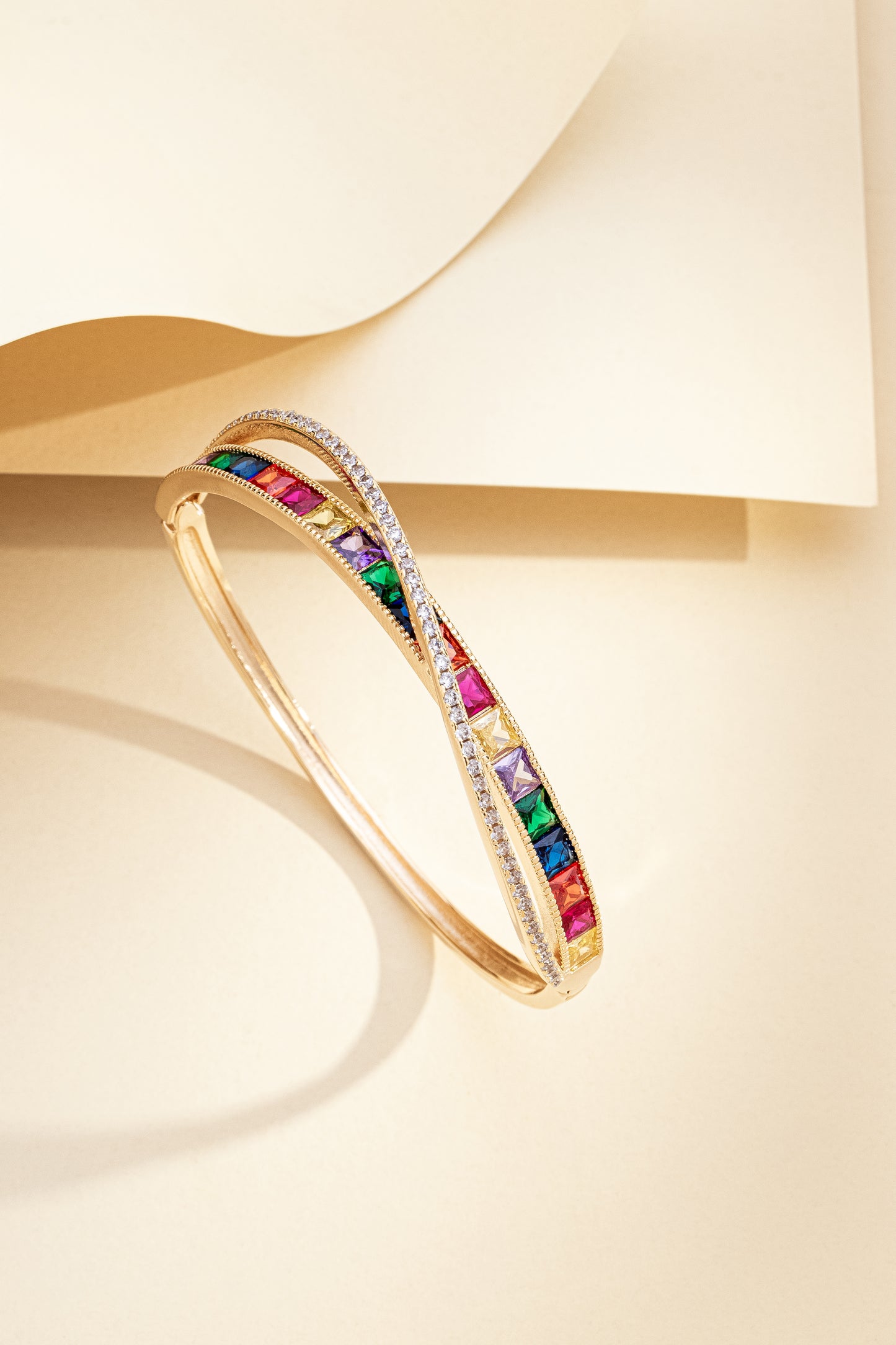 Bracelete  Duplo  com Zircônia