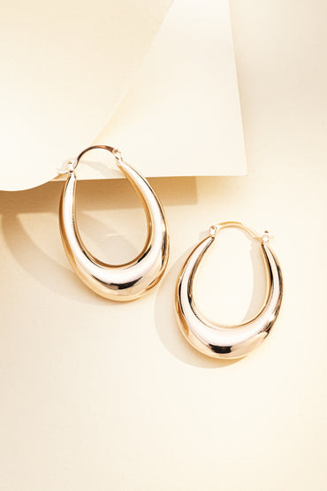 Brinco Argola Oval