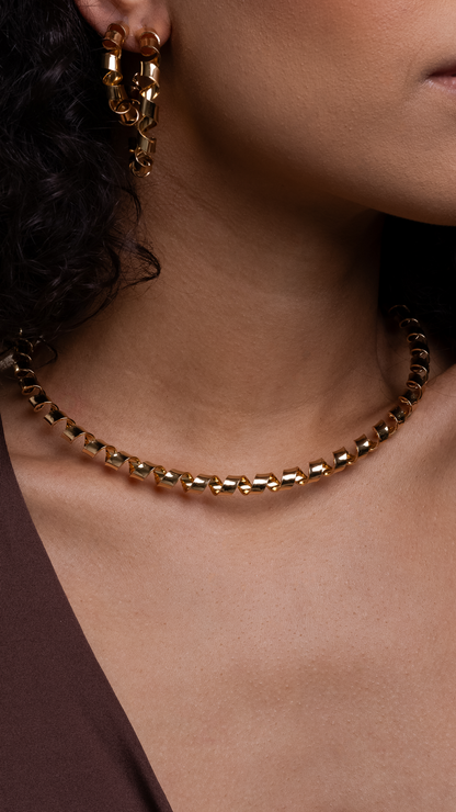 Argolas E Choker Torcidos